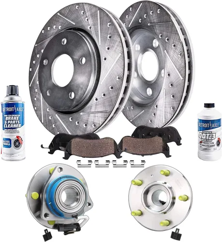Miniatura 43 de Detroit Axle - Rotores de freno traseros para Toyota GR Supra BMW 230i 330e 330i 430i 530i 530i 530e 540d 540i xDrive X3 X4 Z4, rotores de freno