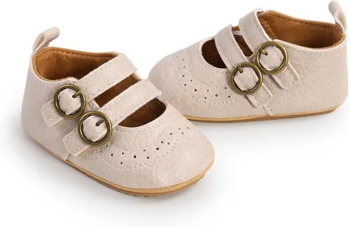 Miniatura 5 de BENHERO Zapatos de bebé para niñas zapatos planos Mary Jane para bebé vestido de boda zapatos deportivos para bebé