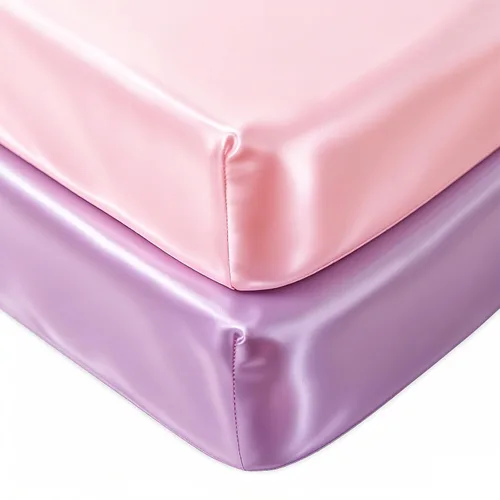 Miniatura 12 de Pro Goleem Sábanas de satén ajustables para Pack n Play, ideales para el cabello del bebé, sensación de seda suave, 27 x 39 pulgadas, sábana Negro