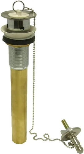 Kingston Brass CC1008 Concord - Drenaje de lavabo extraíble de calibre 20 con tapón, níquel cepillado