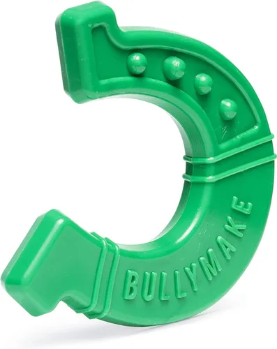Miniatura 4 de BULLYMAKE Green Tough - Juguete de herradura masticable para perros, juguetes duraderos de nailon para perros masticadores agresivos, estimulantes