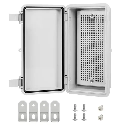 Miniatura 13 de Caja de conexiones IP65, impermeable, a prueba de polvo, carcasa de plástico ABS, caja de proyectos para exteriores e interiores, cubierta