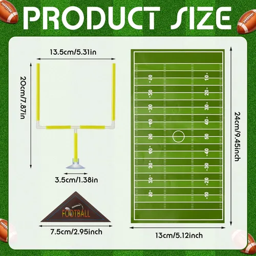 Miniatura 2 de 12 piezas de mini juegos de fútbol de dedo mini juegos deportivos de mesa con pelotas de fútbol de espuma, poste de portería y tarjetas, juguetes