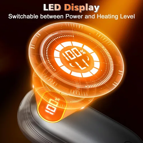 Miniatura 3 de Calentadores de Manos Recargables - Calentadores de Manos Eléctricos Paquete de 2 con Calefacción de Doble Cara para 15Hrs de Calor, Pantalla LED
