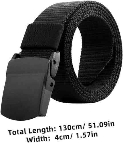 Miniatura 2 de LIFKOME Cintura para hombres Cinturón de hebilla al aire libre Cinturón para hombres al aire libre