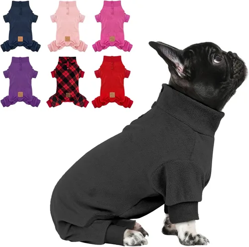 Miniatura 12 de cyeollo Pijamas para Perros de Forro Polar, Abrigo Térmico para Perros, Pijamas para Perros, Enterizo Elástico para Perros, Abrigo para Perrita, 3#