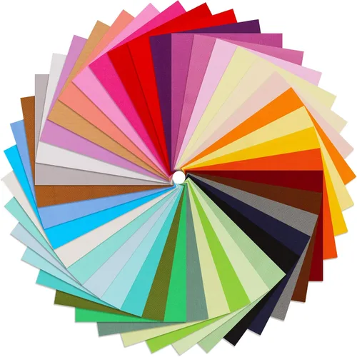Miniatura 3 de Macarrie 40 piezas de tela de algodón de 10 x 10 pulgadas, paquetes de retazos de tela para manualidades, cuadrados multicolor, costura artesanal