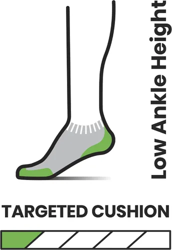 Miniatura 2 de Smartwool Run Targeted Cushion - Calcetines de tobillo bajo para hombre