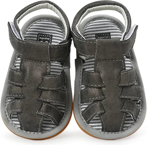 Sandalias para bebé niña niño, suela antideslizante suave de primera calidad, sandalias de bebé para bebé, zapatos de playa casuales de verano,