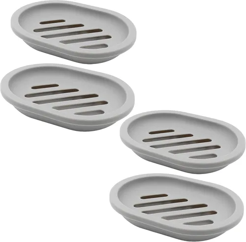 Miniatura 12 de Topsky Jabonera para ducha, 2 jaboneras, ahorradores de jabón para barra de jabón, soporte de barra de jabón para ducha con bandeja de goteo