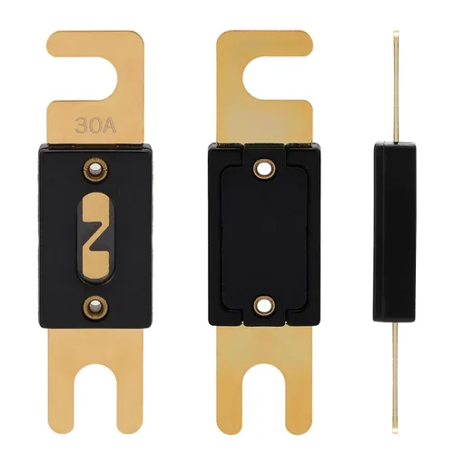 Miniatura 4 de VEXUNGA Fusible ANL de 30 A, fusibles de hoja en línea de 30 amperios de 32 V para inversor de audio de automóvil, estéreo automotriz