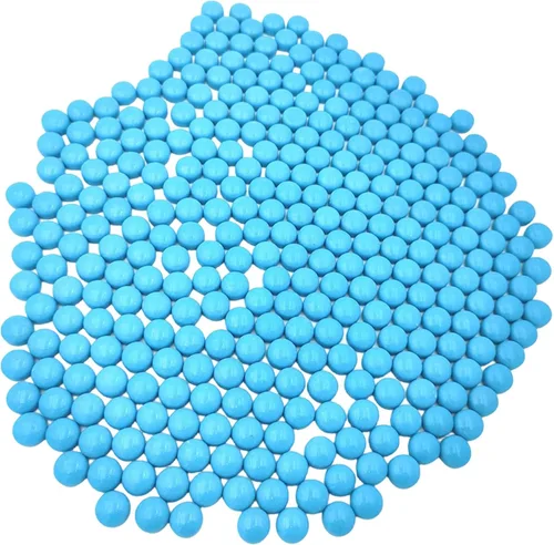 Miniatura 12 de Mini mosaico redondo de jade de 1/2 pulgada, piezas de mosaico de vidrio Circel de 1.1 libras para manualidades, macetas, jarrones, tazas