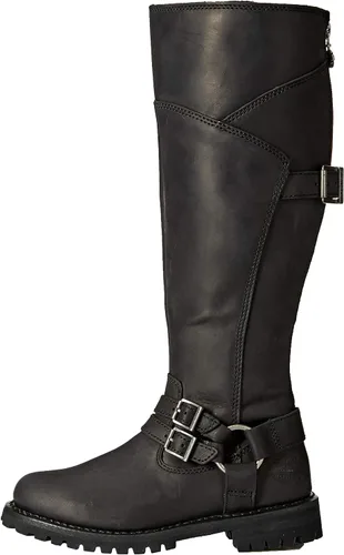 Miniatura 8 de HARLEY-DAVIDSON FOOTWEAR Botas de motocicleta Lomita para mujer, Negro