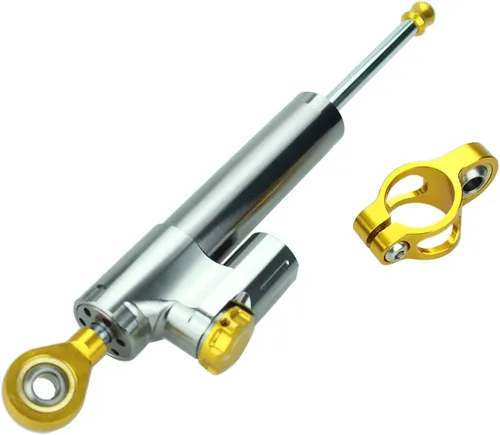 Miniatura 24 de Amortiguador de dirección universal ajustable para motocicleta, compatible con GSXR 600 750 GSR750(K4) 2001-2005, GSXR600 2006-2010, GSXR1000