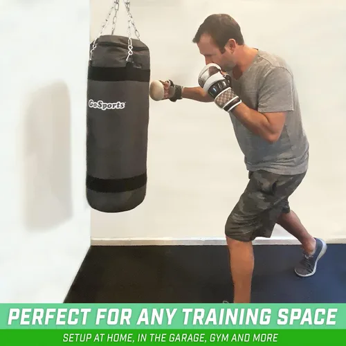 Miniatura 6 de Bolsa de golpeo rellenable GoSports para entrenamiento - Ideal para boxeo, MMA, Muay Thai y más, llénala con ropa y trapos