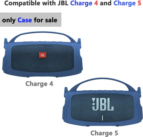 Miniatura 2 de Funda de silicona compatible con altavoz Bluetooth portátil JBL Charge 4/5, funda suave para altavoces Bluetooth JBL Charge 4/5