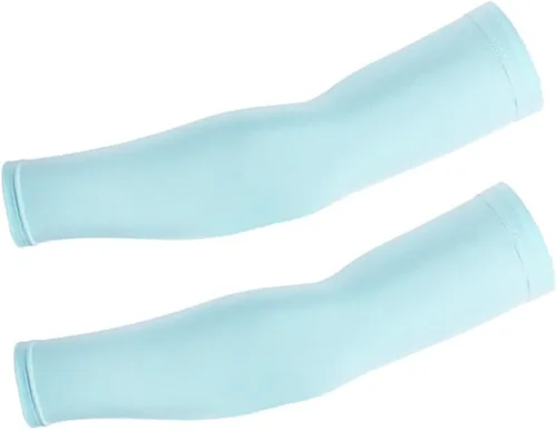 Miniatura 11 de Mangas de brazo para mujeres y hombres, ciclismo armwarmers verano protección solar UV 2 pares (azul+azul claro)