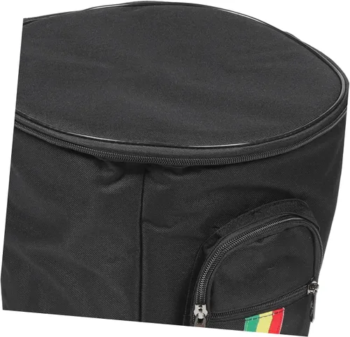 Miniatura 8 de Kit de batería africana para niños, instrumentos musicales africanos, bolsa de transporte de tambor africano, bolsa de gran capacidad, maletas