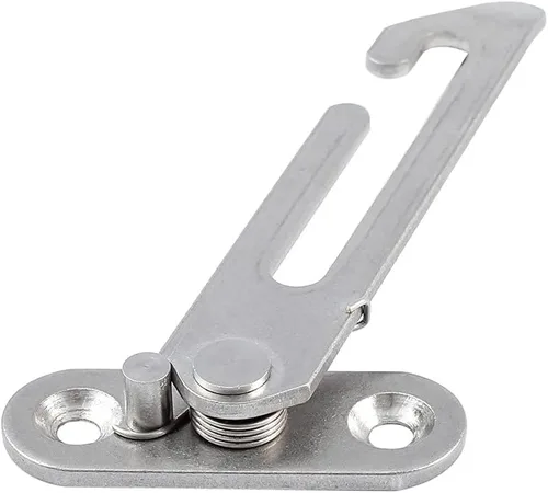 Miniatura 6 de Restrictor de ventana UPVC para bebés y niños, bloqueo de seguridad de acero inoxidable, 1 pieza de lado izquierdo + lado derecho