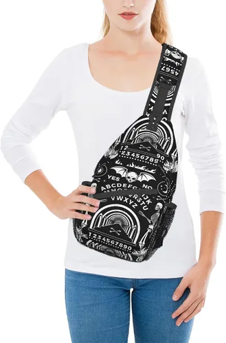 Miniatura 6 de Mochila vintage de elefante, unisex, bolsa cruzada en el pecho, bolsa de hombro para mujeres y hombres, senderismo y viajes