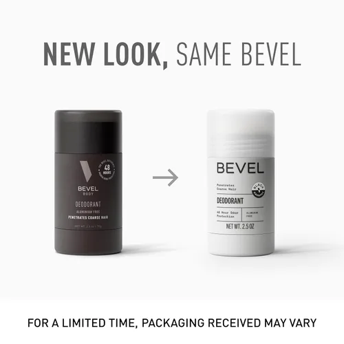 Miniatura 2 de Bevel Desodorante para hombres con aceite de coco y manteca de karité, sin aluminio, sin rayas, protección contra olores de 48 horas, 2.5 onzas