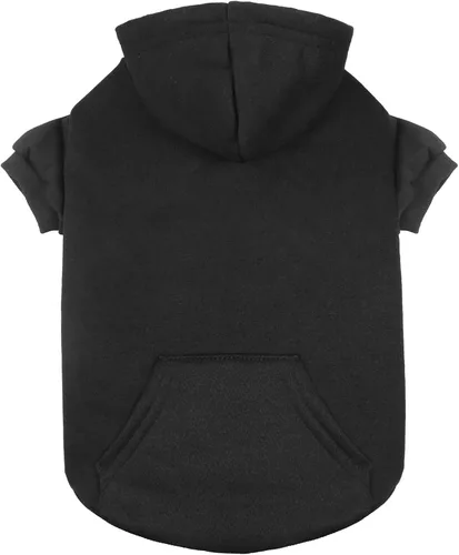 Miniatura 21 de Suéteres para perros grandes, suéter con capucha para perro de vellón cepillado suave sólido, ropa para mascotas, sudadera con capucha para mascotas