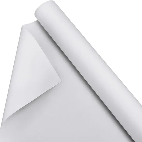 Miniatura 9 de Kinlop - Rollo de lienzo de algodón blanco de 61 pulgadas x 10 pies con doble imprimado para pintura al óleo y acrílica