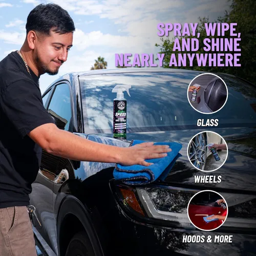Miniatura 7 de Chemical Guys HydroSpeed Spray Detallador Rápido de Cerámica - Spray Detallador de Automóviles SiO2 Shine para Automóviles, Camiones, SUVs