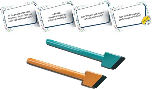 Miniatura 5 de Juego de fiesta de datos divertidos: aprende hechos sorprendentes sobre amigos y familiares. Juego cooperativo atractivo para niños y adultos