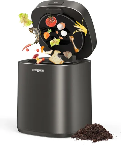 Paris Rhône Compostador de cocina inteligente para residuos, contenedor eléctrico de compost de cocina, respetuoso con el medio ambiente,