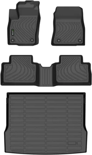 Miniatura 13 de Alfombrillas y revestimiento para maletero para Jeep Grand Cherokee L 2021-2025 (6 pasajeros, sin consola central) con respaldo, revestimientos