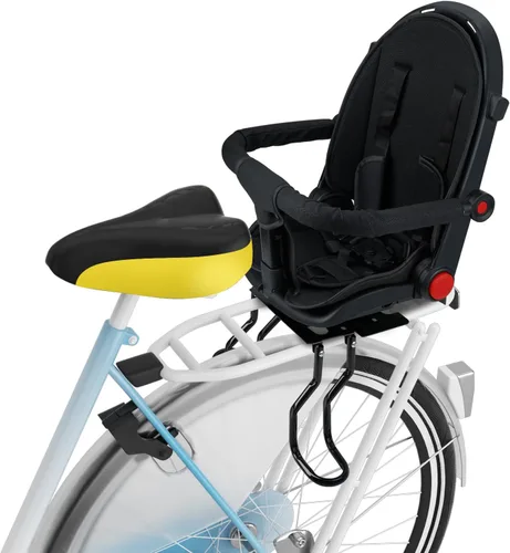Miniatura 7 de Asiento de bicicleta para niños trasero negro 2026, asientos de bicicleta para niños montados en la parte trasera, asiento infantil de montaje