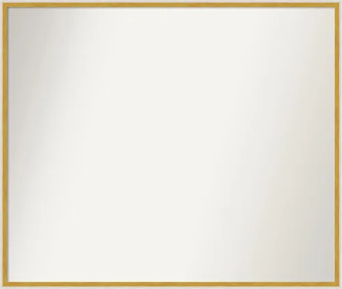 Miniatura 1036 de Amanti Art Espejo de baño blanco para sobre el fregadero, 32 x 45 pulgadas, espejo de tocador rectangular blanco esbelto, marco de madera moderno