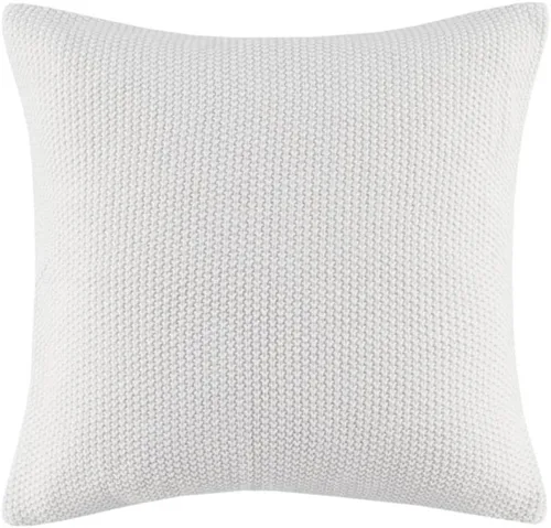Miniatura 27 de Ink+Ivy Bree - Funda de almohada de punto de textura suave, funda decorativa europea, diseño de estilo de vida de cabaña para sofá, cama, sala