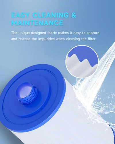 Miniatura 4 de AQUALTRA Filtro de spa compatible con PWW50P3 (rosca gruesa de 1 1/2 pulgadas), 6CH-940, FC-0359, Waterways 817-0050, 7 5/8 pulgadas x 6 pulgadas