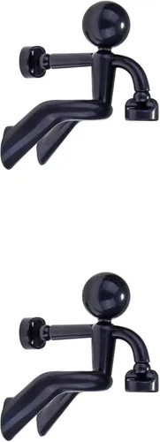 Miniatura 17 de Creative Wall Climbing Villain - Imanes para refrigerador, imán para colgar en la llave (negro, blanco, azul, naranja)