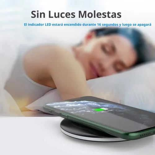 Miniatura 5 de Yootech Cargador inalámbrico, almohadilla de carga inalámbrica de 10 W máx. compatible con iPhone 17/17 Pro/17 Pro Max/Air/16/15/14/13/SE