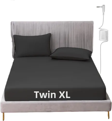 Miniatura 21 de Grounding - Sábana de cama tamaño King con cordón de 15 pies, 90% algodón orgánico + 10% fibra plateada, sábanas conductivas para un mejor sueño