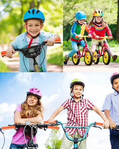 Miniatura 11 de MSDADA Puños de manillar de goma antideslizantes para niños, scooter, montaña, carretera, crucero