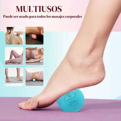 Miniatura 4 de KSONE Bolas de lacrosse de masaje, bolas de masaje para liberación miofacial y terapia de punto de activación, juego de 2 bolas de masaje
