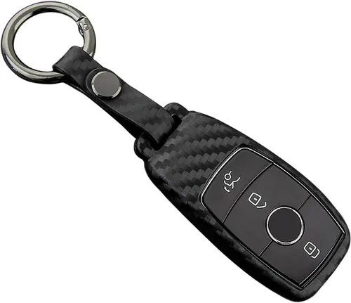 Miniatura 7 de Funda para llavero de cuero genuino para Mercedes-Benz 2019-2022 A Clase C Clase G Clase 2017-2022 Clase E 2018-2021 Clase S Clase S Funda