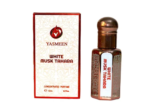 Miniatura 3 de Yasmeen Almizcle al Tahara blanco puro 0.4 fl oz de alta calidad para mujeres y hombres fragancias concentradas aceite grueso Attar Perfume Crema
