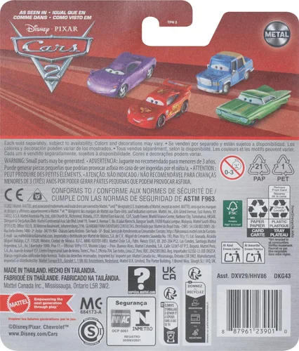 Miniatura 4 de Disney Pixar Cars Diecast, Finn Mcmissile