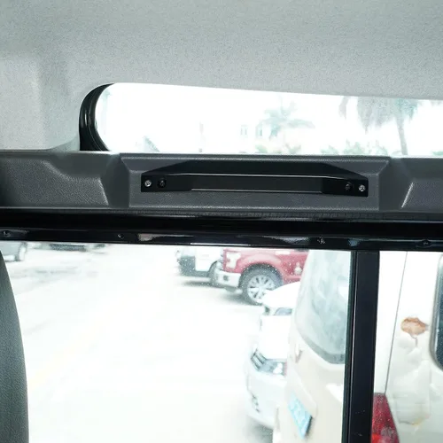 Miniatura 4 de Aleación de aluminio para Land Rover Defender 90 110 130 2004-2018 Accesorios Car Roof Grab Handles Piezas de repuesto (negro)