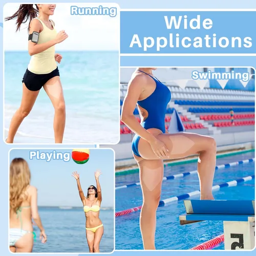 Miniatura 5 de Timgle 20 piezas de cinta de levantamiento de muslos autoadhesiva para celulitis, cintas impermeables para piel suelta y muslos para mujeres