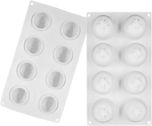 Miniatura 5 de Moldes de silicona para hornear pasteles de mousse, moldes de caramelo de chocolate naranja 3D, moldes de postre de silicona para pastelería, pudín