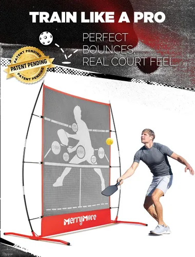 Miniatura 5 de Pickleball Practice Rebounder Net: Pickleball Rebounder or 6FT Mini Pickle Ball Net Portable for Outdoor Driveway Backyard and Indoor Garage - 2in1