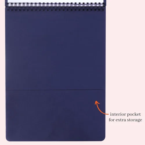 Miniatura 4 de Kate Spade New York Cuaderno Grande de Rayado Universitario, Cuaderno de Espiral Superior con 160 Páginas, Bloc de Escritura de 11.75" x 8.5", Rayas