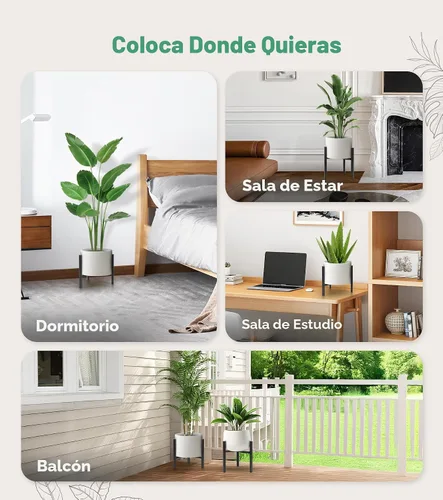 Miniatura 6 de Soporte Ajustable para Plantas de Interior, Soporte Moderno de Metal para Plantas de Interior, Soportes Resistentes para Plantas al Aire Libre