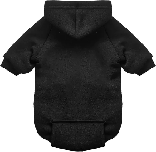 Miniatura 4 de Jecikelon - Sudadera con capucha y bolsillos, cálida para invierno, para perros pequeños, ropa de abrigo para chihuahuas, disfraz para cachorros